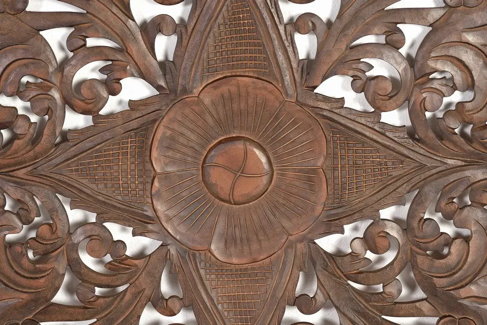 Lits - Tête de lit en MDF couleur noyer - GINER Y COLOMER