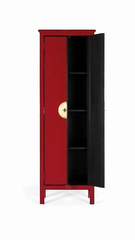 Armoires - Armoire à 2 portes fabriquée à la main en bois de manguier - GINER Y COLOMER