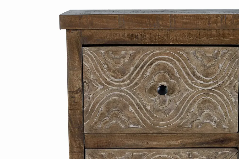 Buffets - Buffet en bois manguier marron vieilli - GINER Y COLOMER