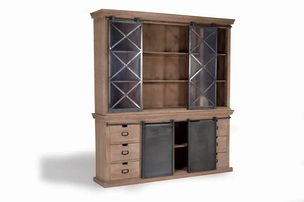 Armoires - Armoire de style industriel en bois de manguier - GINER Y COLOMER