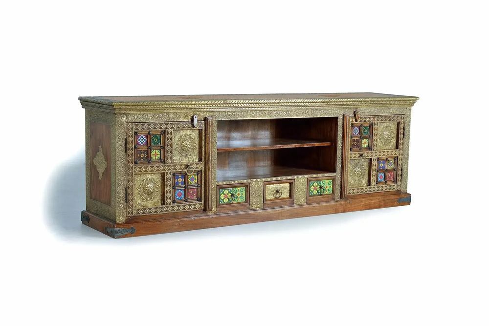 Meubles TV - Meuble tv en bois d'acacia - GINER Y COLOMER
