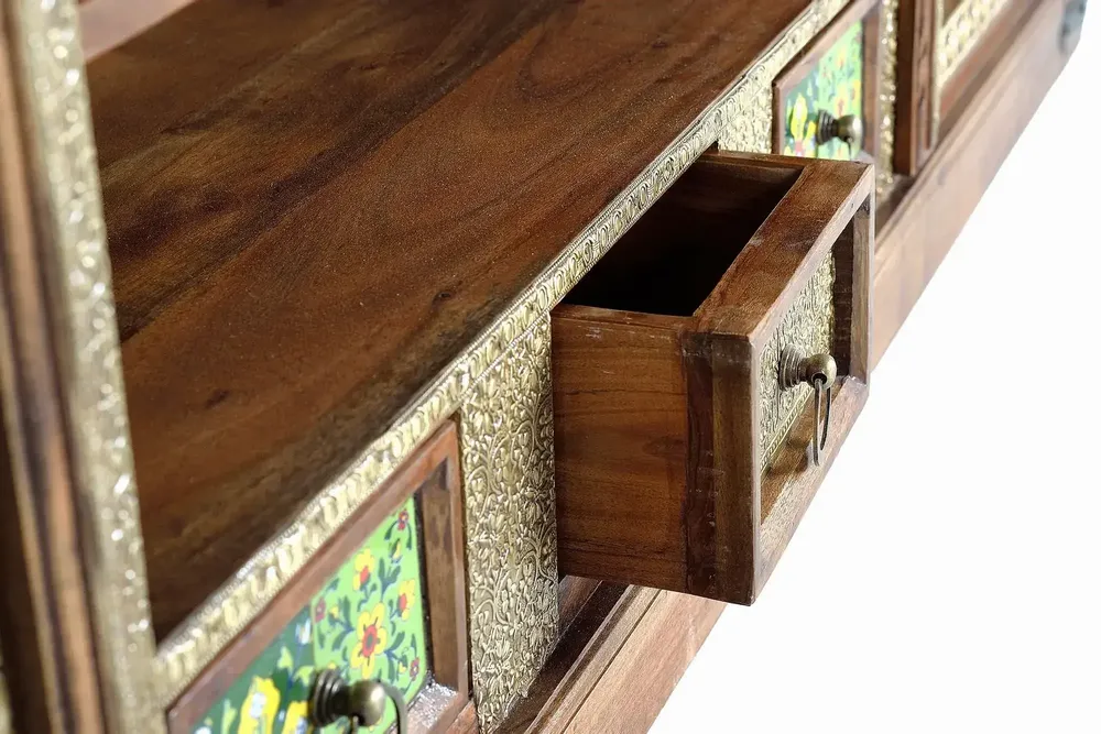 TV stands - Acacia wood TV cabinet - GINER Y COLOMER