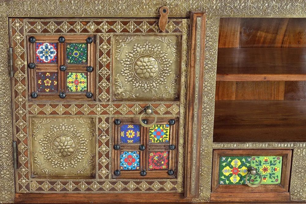 Meubles TV - Meuble tv en bois d'acacia - GINER Y COLOMER