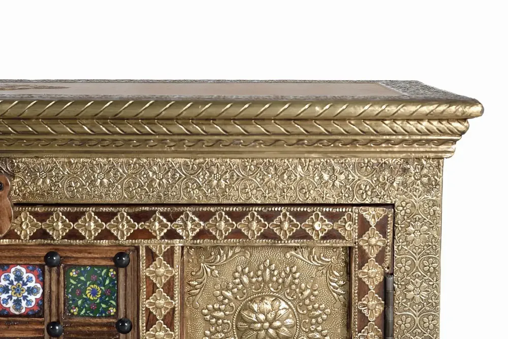 TV stands - Acacia wood TV cabinet - GINER Y COLOMER
