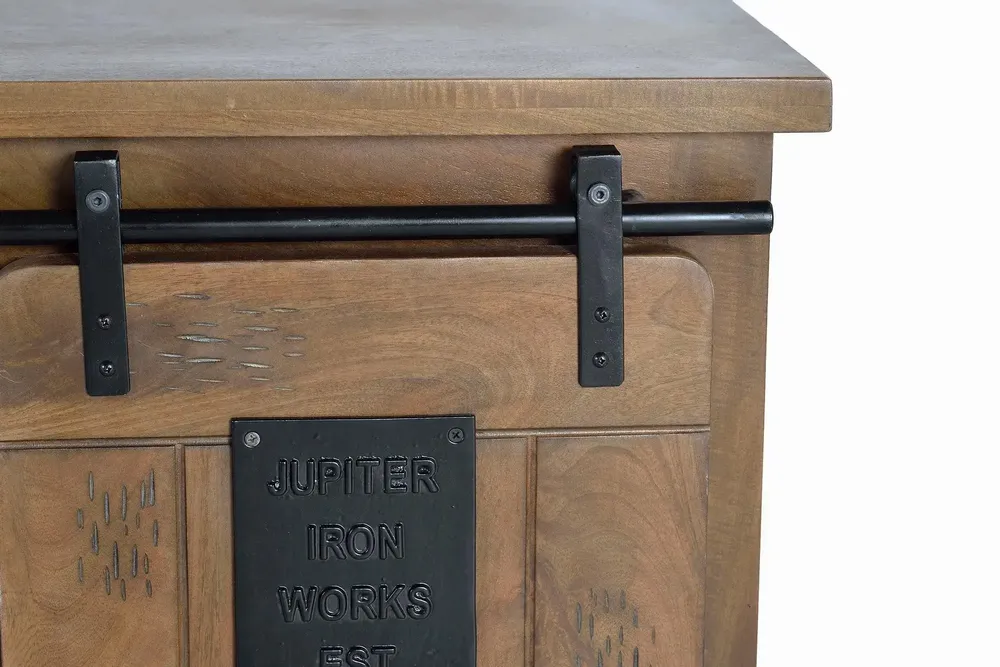 TV stands - TV cabinet in mango wood and metal - GINER Y COLOMER