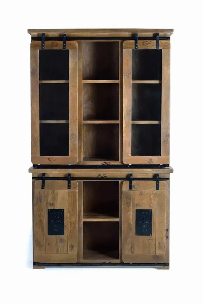 Buffets - Vaisselier en bois manguier et métal - GINER Y COLOMER