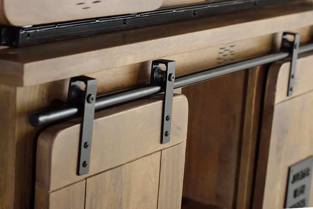 Sideboards - Mango wood and metal dresser - GINER Y COLOMER