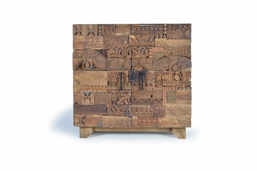 Sideboards - Sideboard in mango wood and recycled wood - GINER Y COLOMER