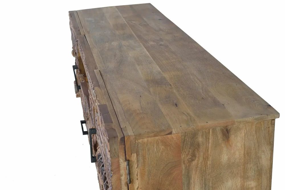 TV stands - Reclaimed Mango Wood TV Stand - GINER Y COLOMER