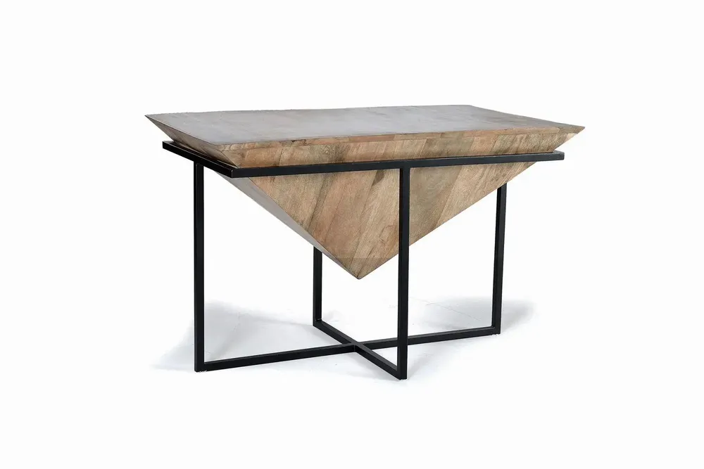 Coffee tables - Mango wood and metal coffee table - GINER Y COLOMER