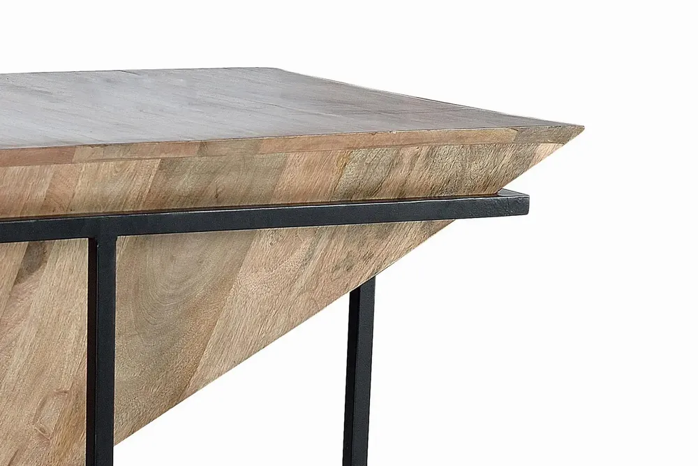 Coffee tables - Mango wood and metal coffee table - GINER Y COLOMER
