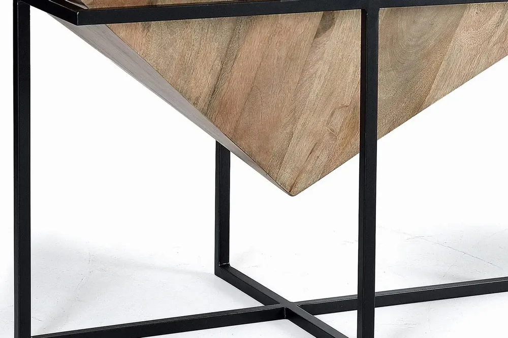 Coffee tables - Mango wood and metal coffee table - GINER Y COLOMER