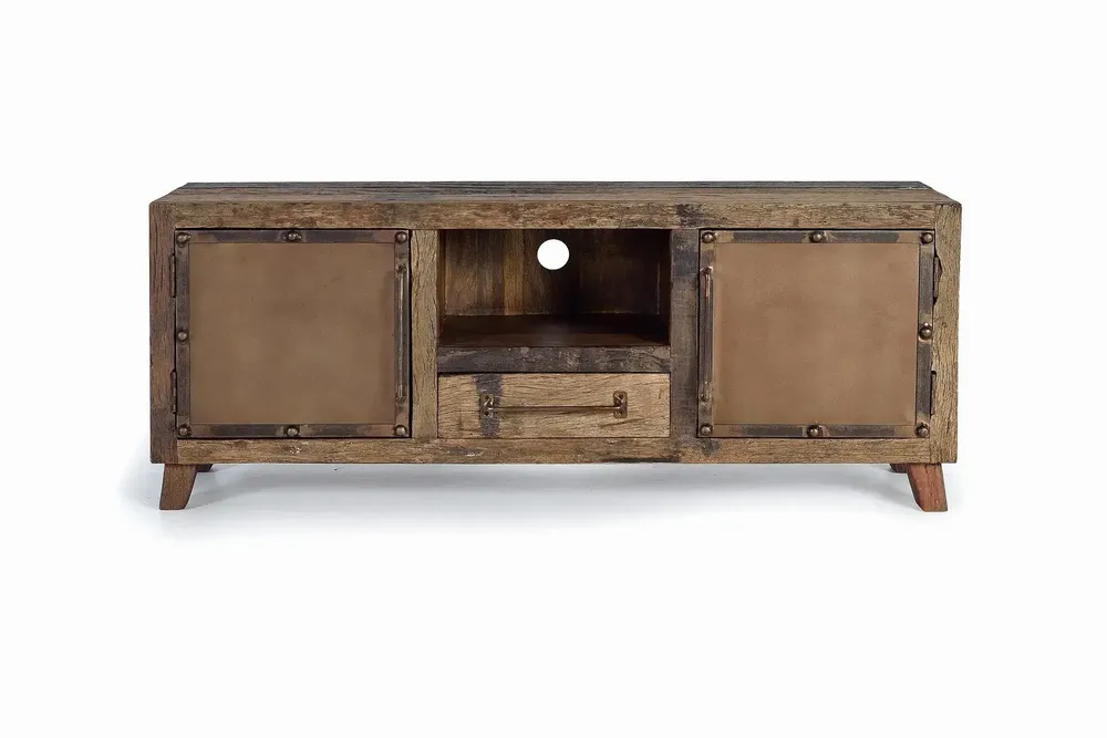TV stands - TV cabinet in reclaimed wood and metal - GINER Y COLOMER