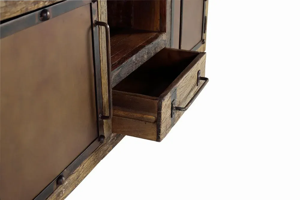 TV stands - TV cabinet in reclaimed wood and metal - GINER Y COLOMER