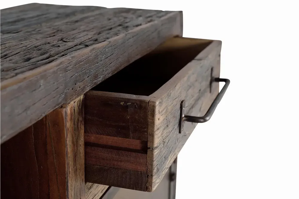 Sideboards - Reclaimed wood and metal sideboard - GINER Y COLOMER