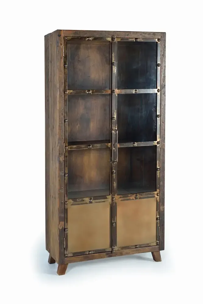 Sideboards - Reclaimed wood display case - GINER Y COLOMER