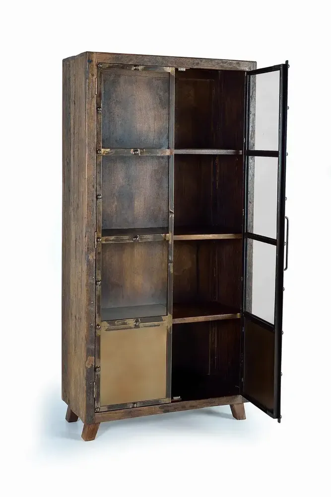 Sideboards - Reclaimed wood display case - GINER Y COLOMER