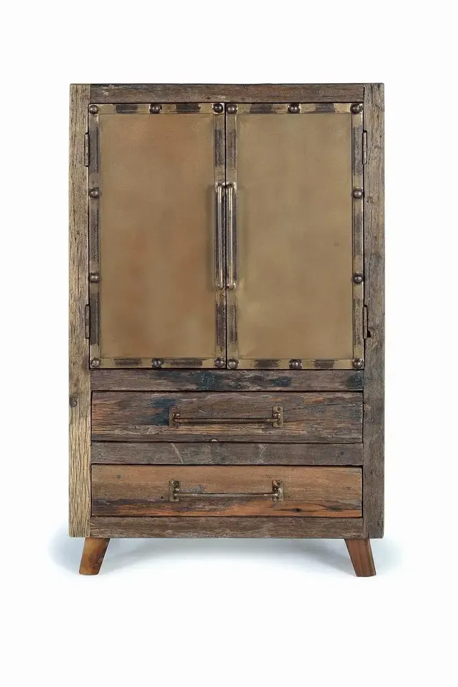 Buffets - Buffet en bois récupéré et métal - GINER Y COLOMER