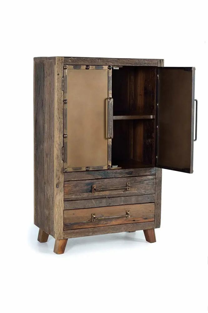 Sideboards - Reclaimed wood and metal sideboard - GINER Y COLOMER