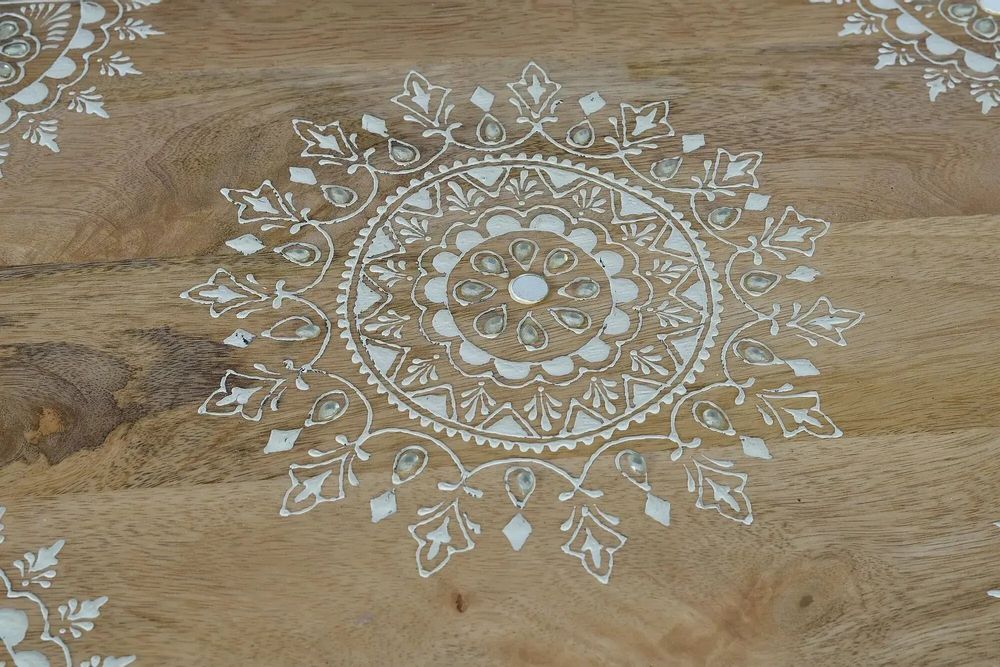 Chests of drawers - Mango wood and hand painted telephone cabinet - GINER Y COLOMER