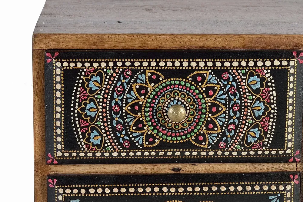 Chests of drawers - Mango wood and hand painted telephone cabinet - GINER Y COLOMER