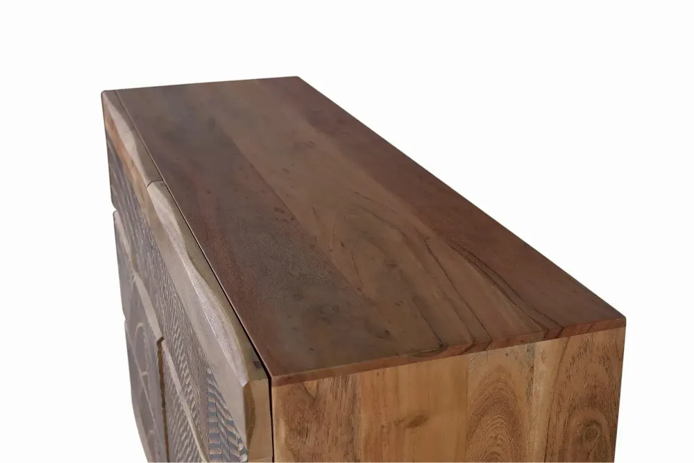 Commodes - Commode en bois d'acacia et métal - GINER Y COLOMER