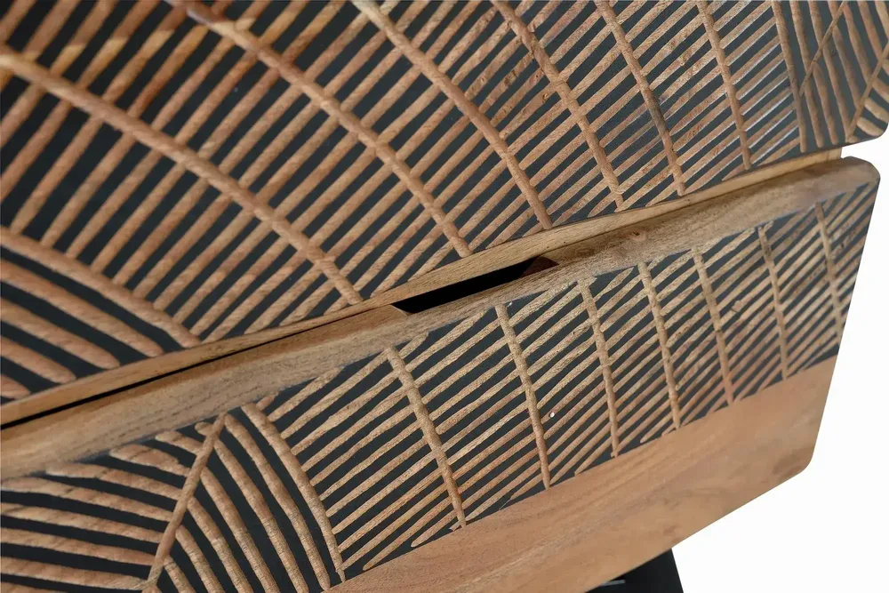 Commodes - Commode en bois d'acacia et métal - GINER Y COLOMER