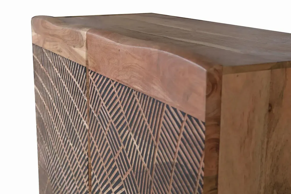 Buffets - Buffet en bois d'acacia et métal - GINER Y COLOMER