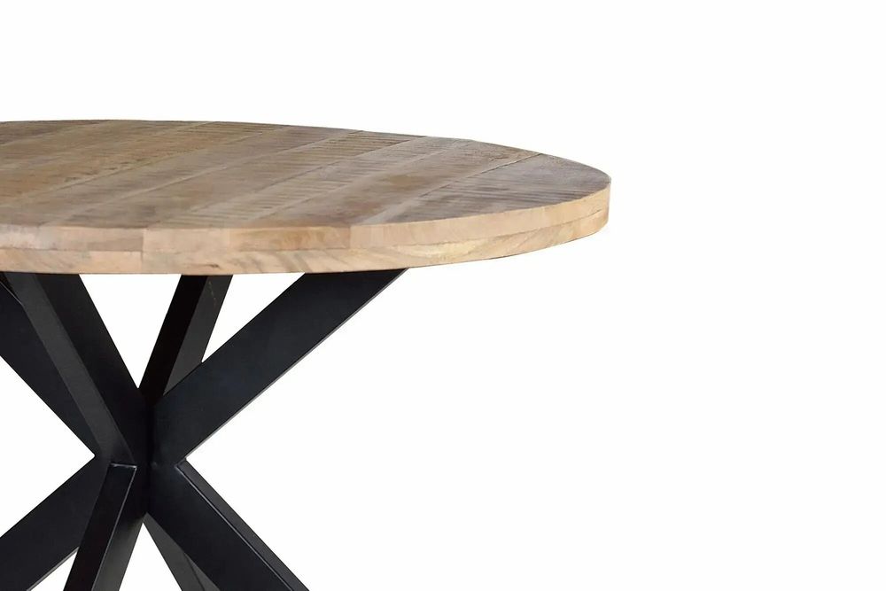 Tables Salle à Manger - Table de salle à manger en bois d'acacia et métal - GINER Y COLOMER