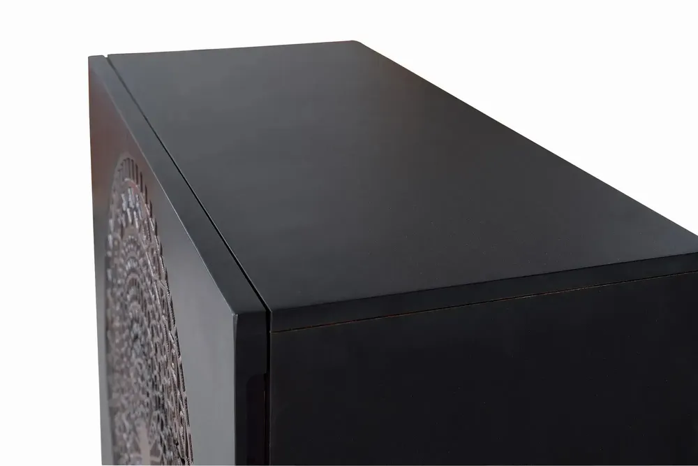 Chests of drawers - Mango wood and metal chest of drawers - GINER Y COLOMER