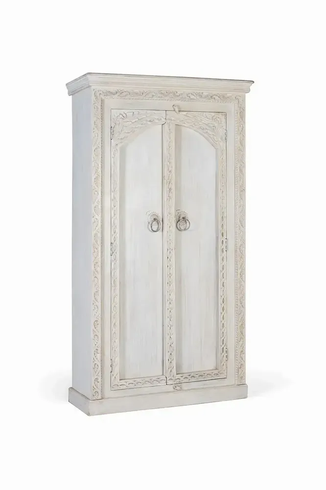 Wardrobe - 2-door wardrobe in mango wood - GINER Y COLOMER