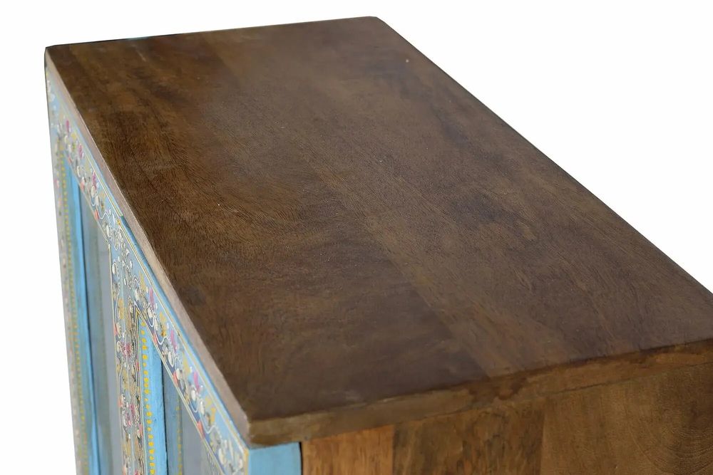 Chests of drawers - Hand painted mango wood chest of drawers - GINER Y COLOMER