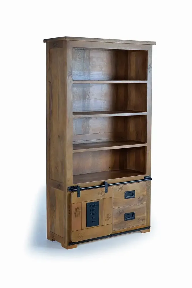 Sideboards - Natural mango wood display case - GINER Y COLOMER