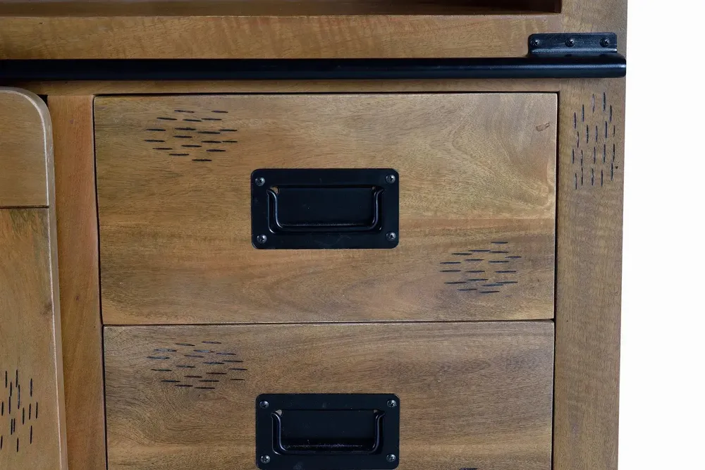 Sideboards - Natural mango wood display case - GINER Y COLOMER
