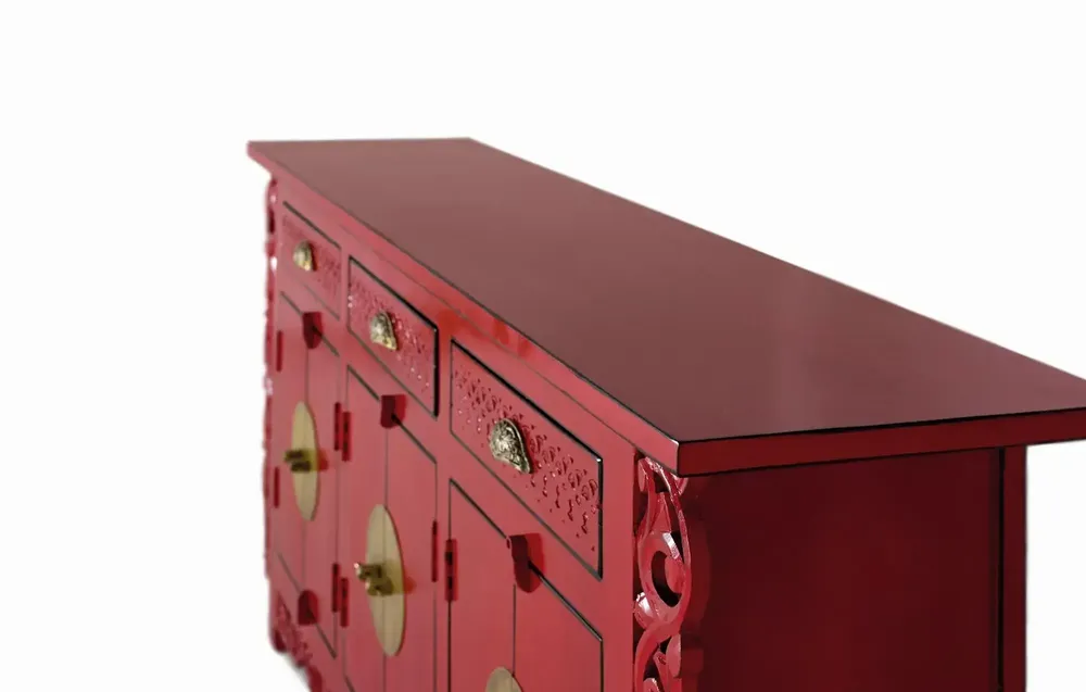 Sideboards - Sideboard with 6 doors and 3 drawers in mango wood - GINER Y COLOMER