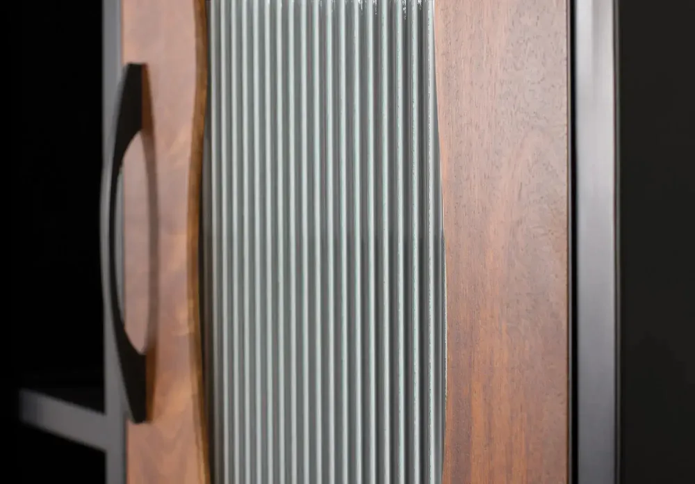 Sideboards - Mango wood and metal display case - GINER Y COLOMER