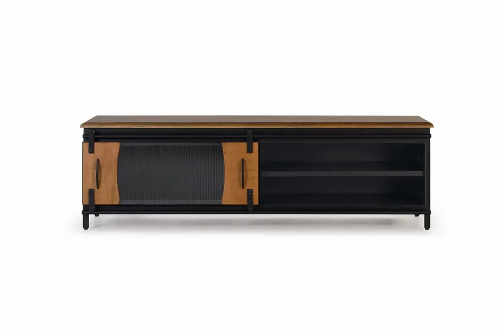 TV stands - TV cabinet in mango wood and metal - GINER Y COLOMER