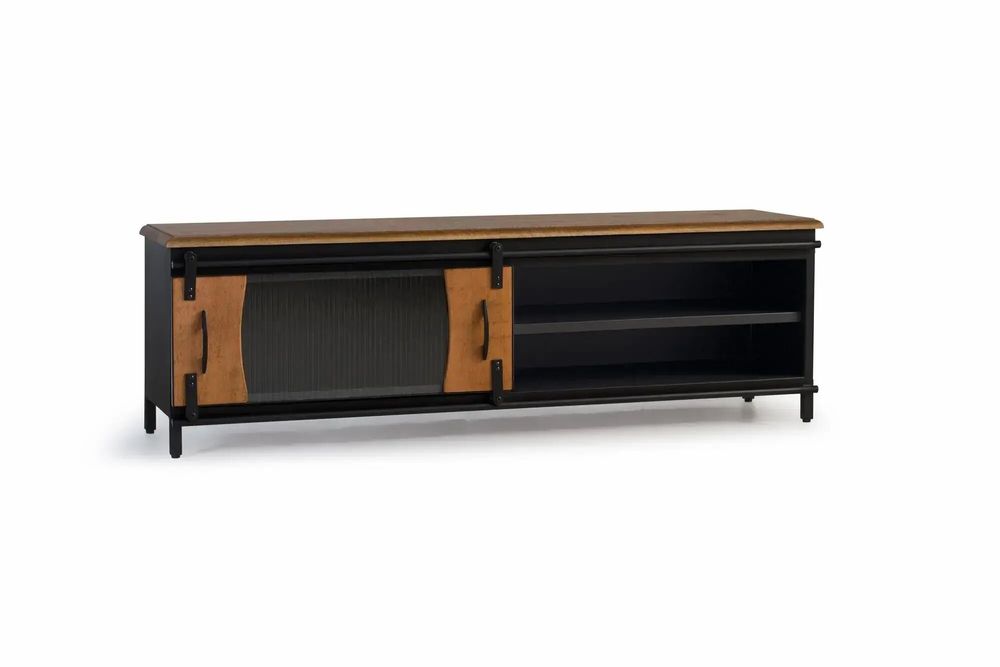 TV stands - TV cabinet in mango wood and metal - GINER Y COLOMER