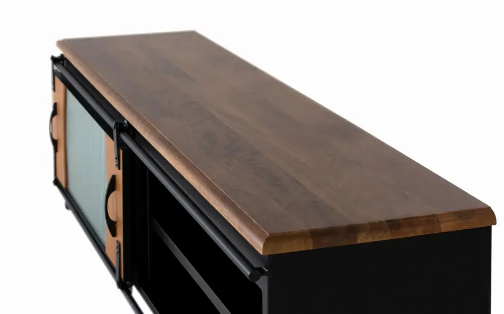 TV stands - TV cabinet in mango wood and metal - GINER Y COLOMER