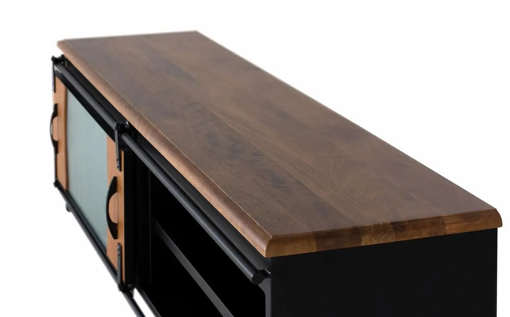 TV stands - TV cabinet in mango wood and metal - GINER Y COLOMER