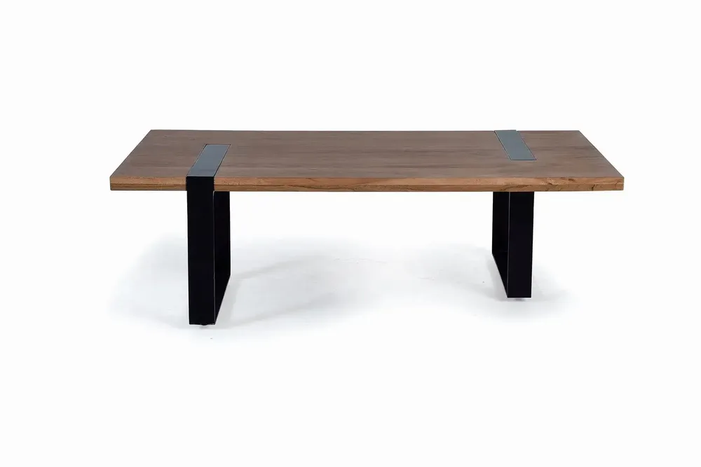 Tables basses - Table basse en bois d'acacia et métal - GINER Y COLOMER