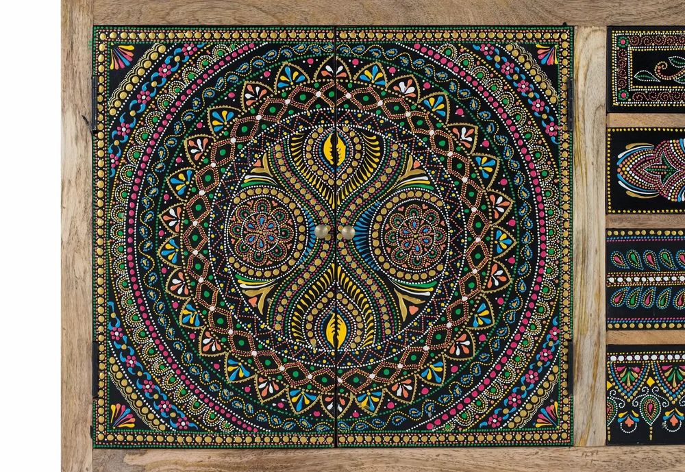 Buffets - Buffet en bois manguier multicolore - GINER Y COLOMER