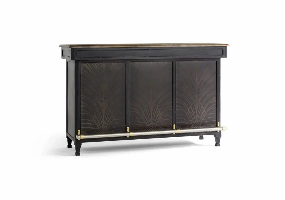Sideboards - Bar cabinet in mango wood and metal - GINER Y COLOMER