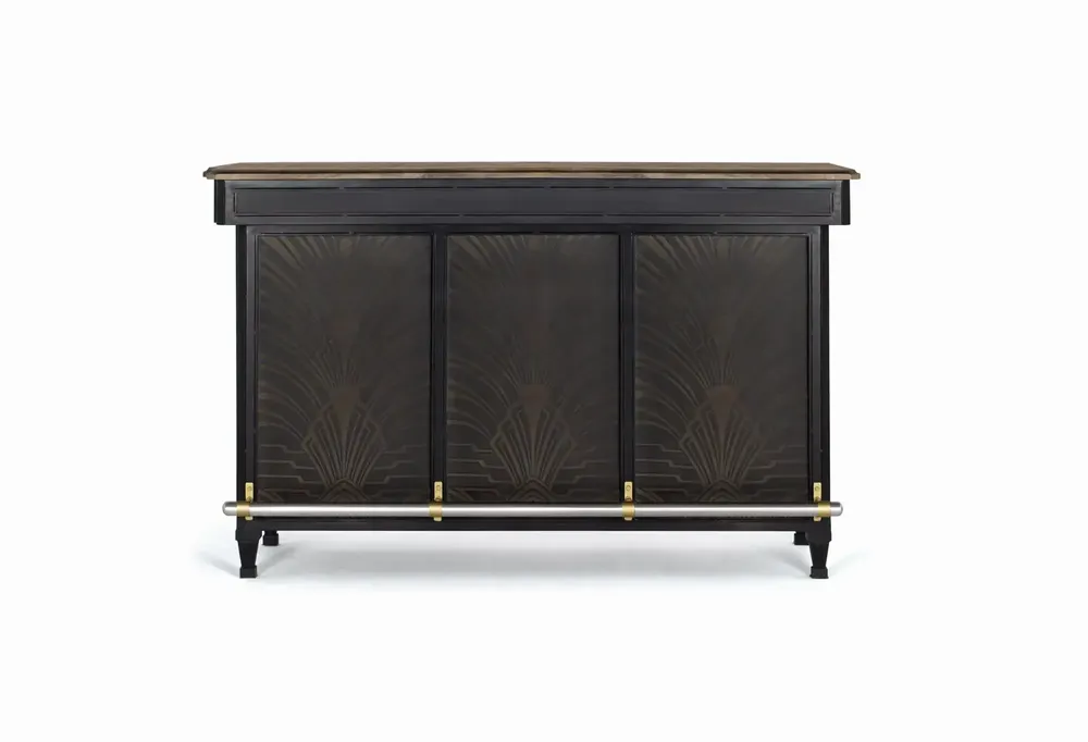 Sideboards - Bar cabinet in mango wood and metal - GINER Y COLOMER