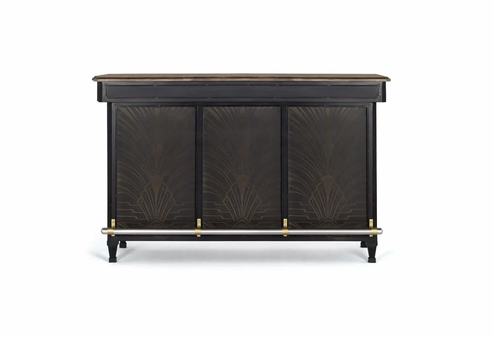 Sideboards - Bar cabinet in mango wood and metal - GINER Y COLOMER