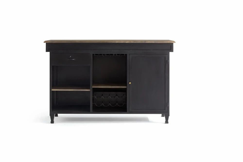 Sideboards - Bar cabinet in mango wood and metal - GINER Y COLOMER