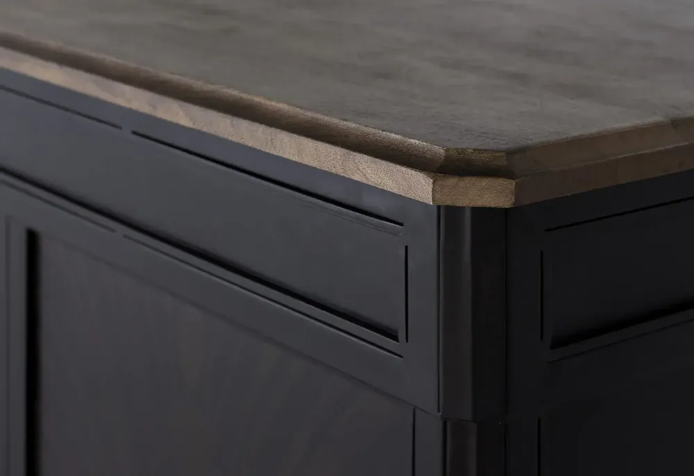 Sideboards - Bar cabinet in mango wood and metal - GINER Y COLOMER