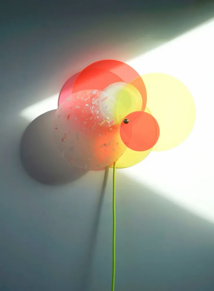 Design objects - Halo lamp - 2-in-1 colored lamp Made in France in recycled plastic - RAYON VERT STUDIO