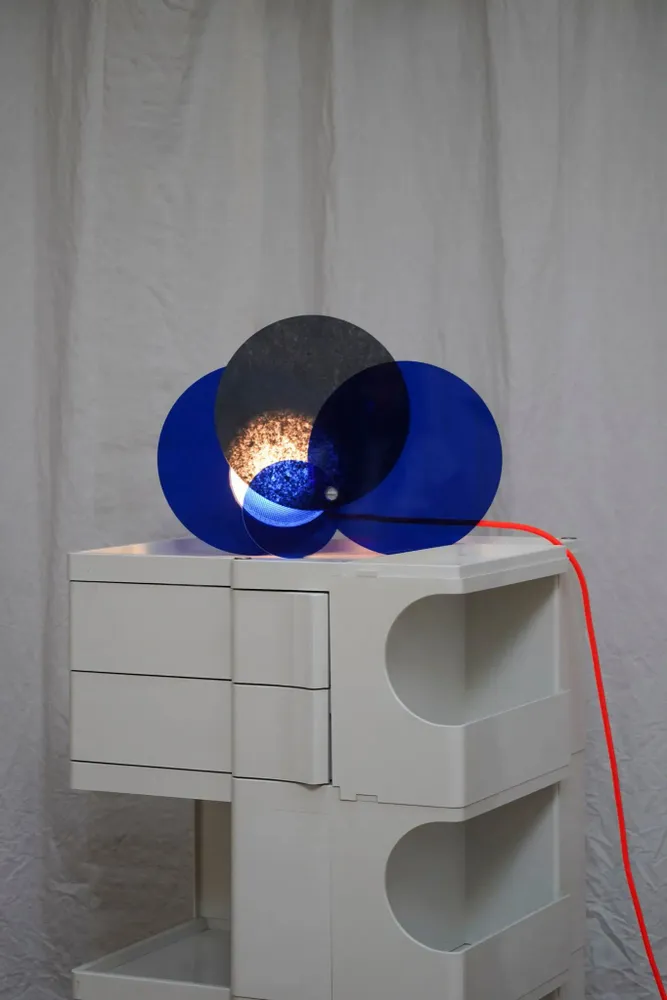 Design objects - Halo lamp - 2-in-1 colored lamp Made in France in recycled plastic - RAYON VERT STUDIO