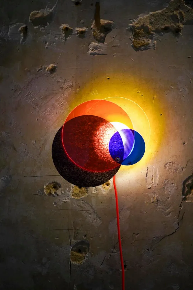 Design objects - Halo lamp - 2-in-1 colored lamp Made in France in recycled plastic - RAYON VERT STUDIO